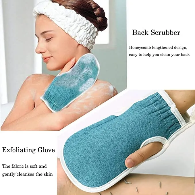 2-Pack: Exfoliating Body Scrubber Set