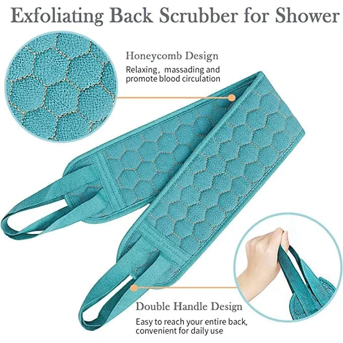 2-Pack: Exfoliating Body Scrubber Set