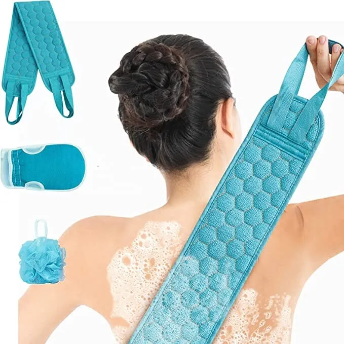 2-Pack: Exfoliating Body Scrubber Set