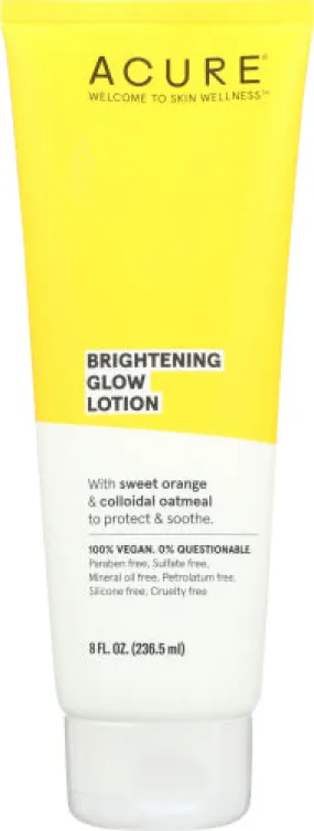 Acure - Lotion Brightening Glow Moisturizer, 8 Fo - Pack of 1