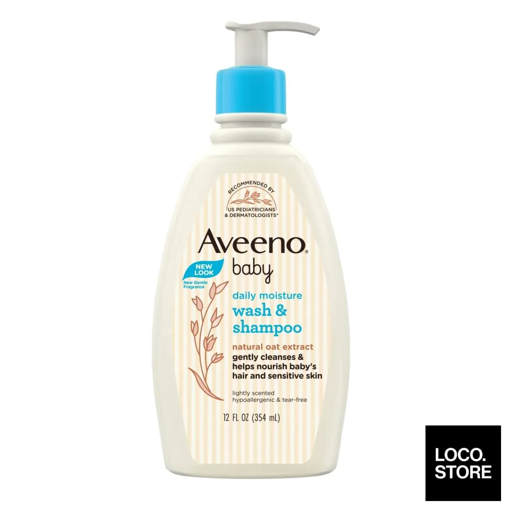 Aveeno Baby Wash & Shampoo 354ml