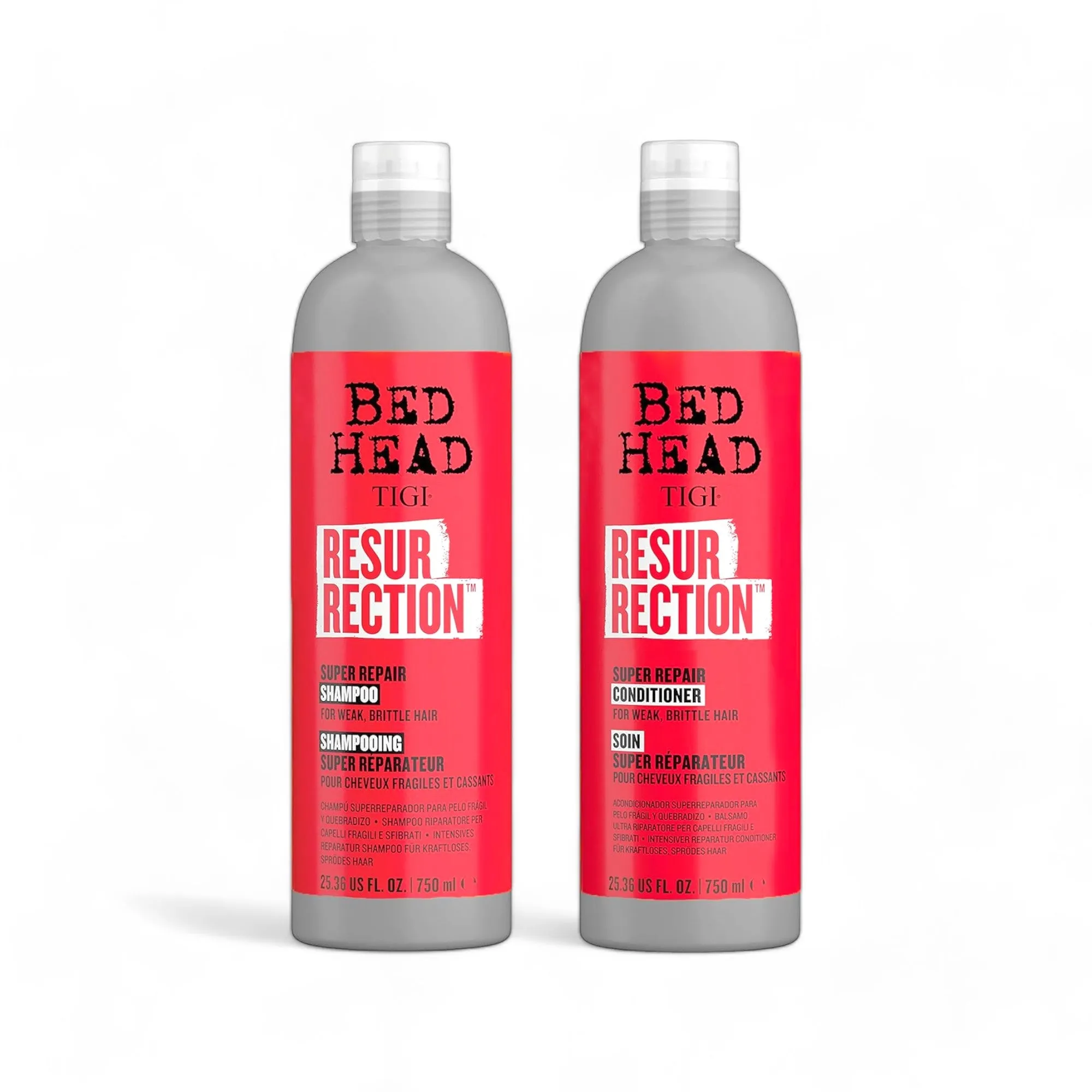 Bed Head Tigi Resurrection Shampoo and Conditioner Pack 750ml