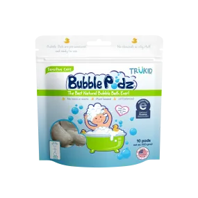 Bubble Podz: Sensitive Care (Eczema) Unscented Bubble Bath