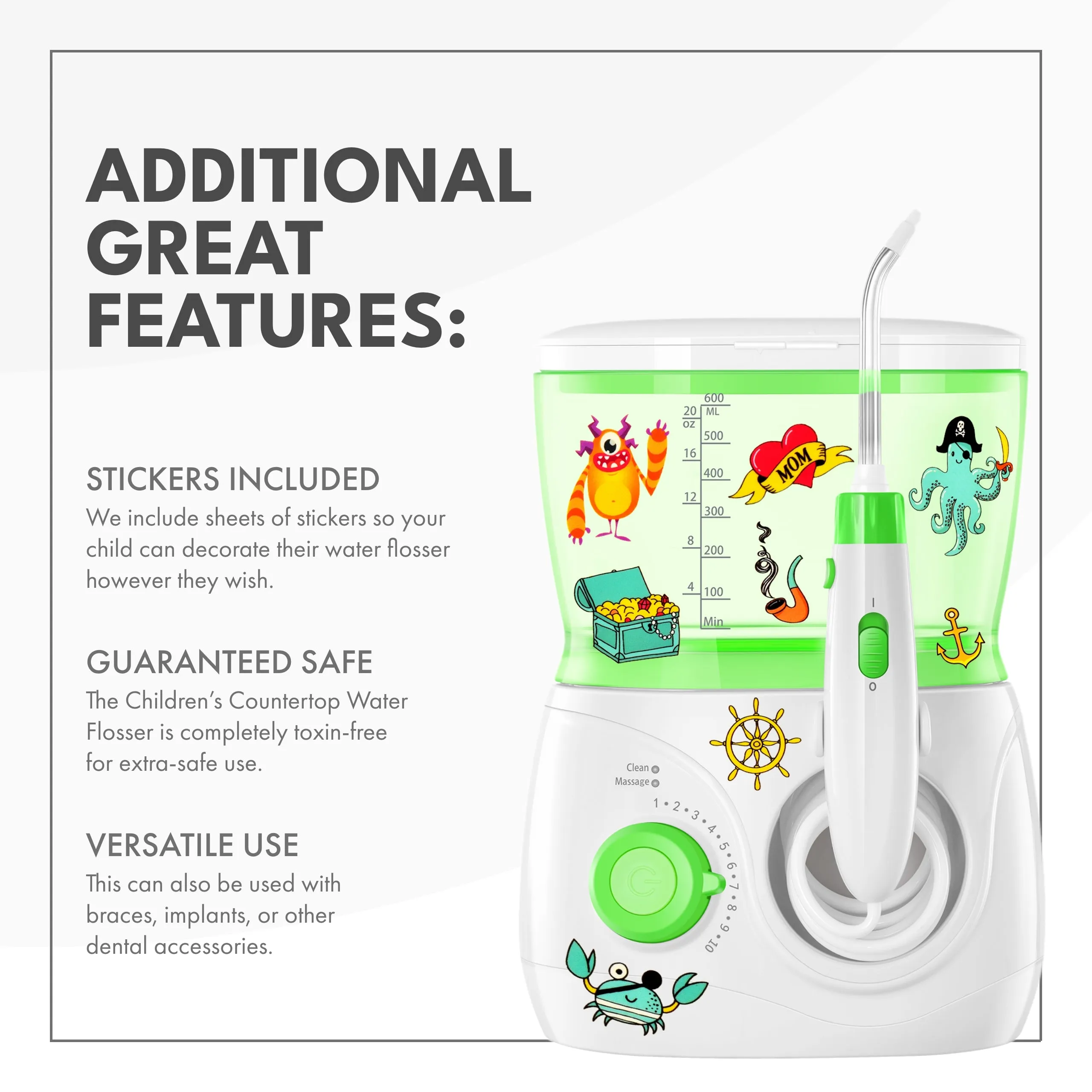 Children's Countertop Water Flosser - Dental Discount