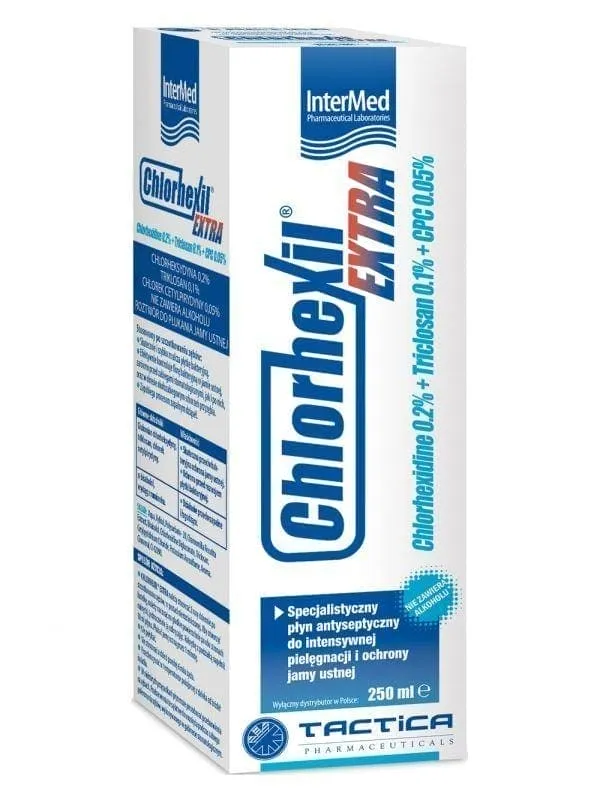 CHLORHEXIL EXTRA Mouthwash 250ml, periodontitis