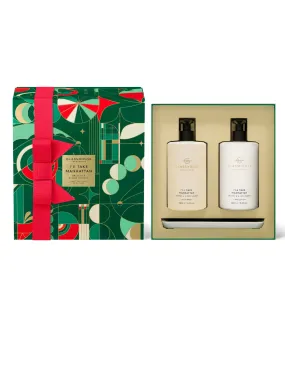 Christmas Hand Care Duo Set 450ml Hand Lotion & 450ml Hand Wash - I'll Take Manhattan - Glasshouse Fragrances