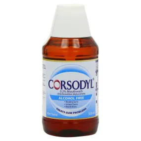 Corsodyl Alcohol Free Mint Mouthwash - 300ml (A)