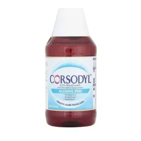 Corsodyl Alcohol Free Mouthwash 300ml Mint