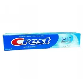 CREST SALT POWER ICY FRESH TOOTHPASTE 125ML