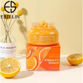 Estelin Body & Face Scrub Vitamin C & Turmeric