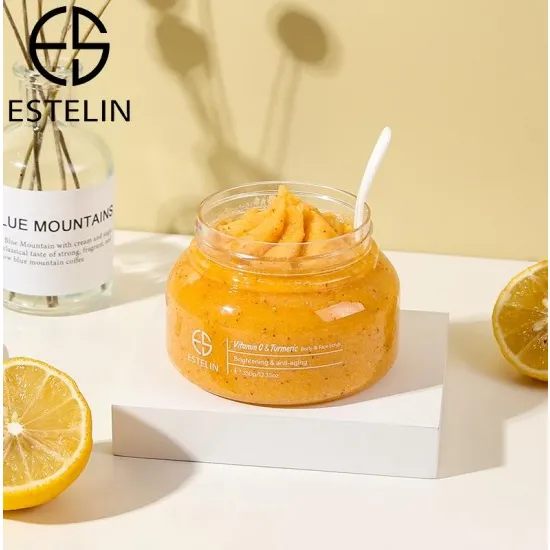 Estelin Body & Face Scrub Vitamin C & Turmeric