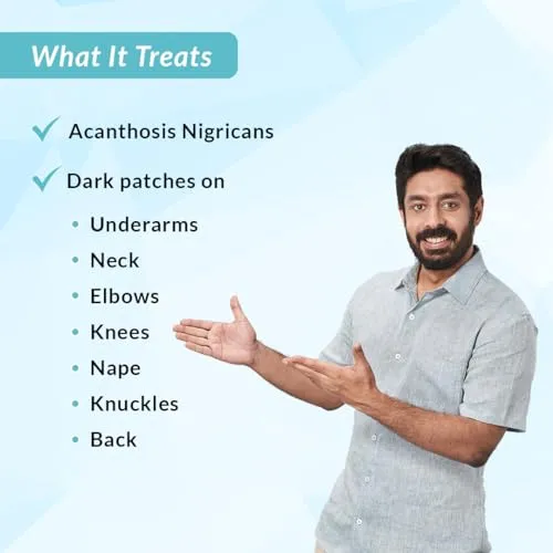 Fixderma Nigrifix Cream for Acanthosis Nigricans with Lactic Acid | Dermatologist Tested Retinol Cream | For Dark Body Parts like Neck, Ankles, Knuckles, Armpits, Thighs & Elbows | Exfoliant - 50g