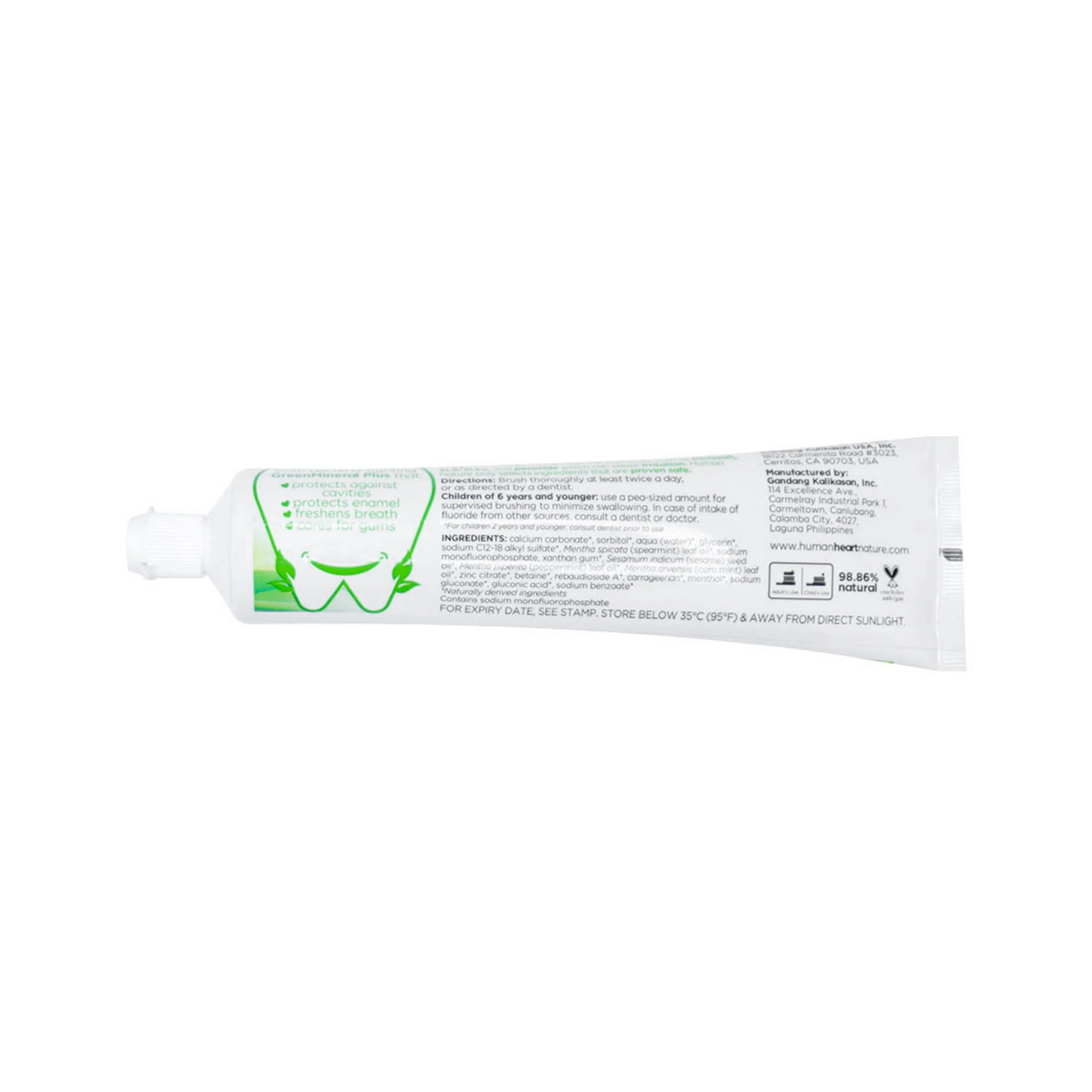 Human Nature Natural Toothpaste 225g - Refreshing Mint