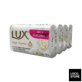 Lux Bright Impress Bar Soap 4X70G