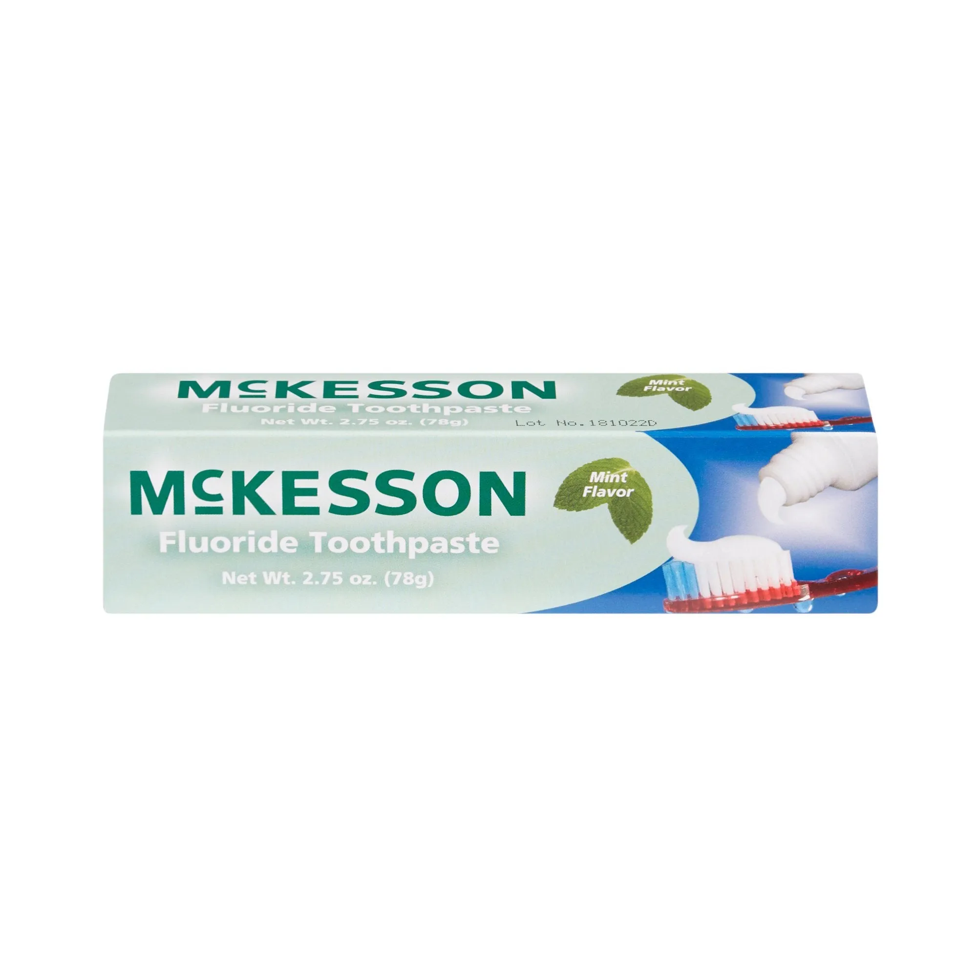 McKesson Toothpaste, Mint Flavor, Tube, 2.75 oz