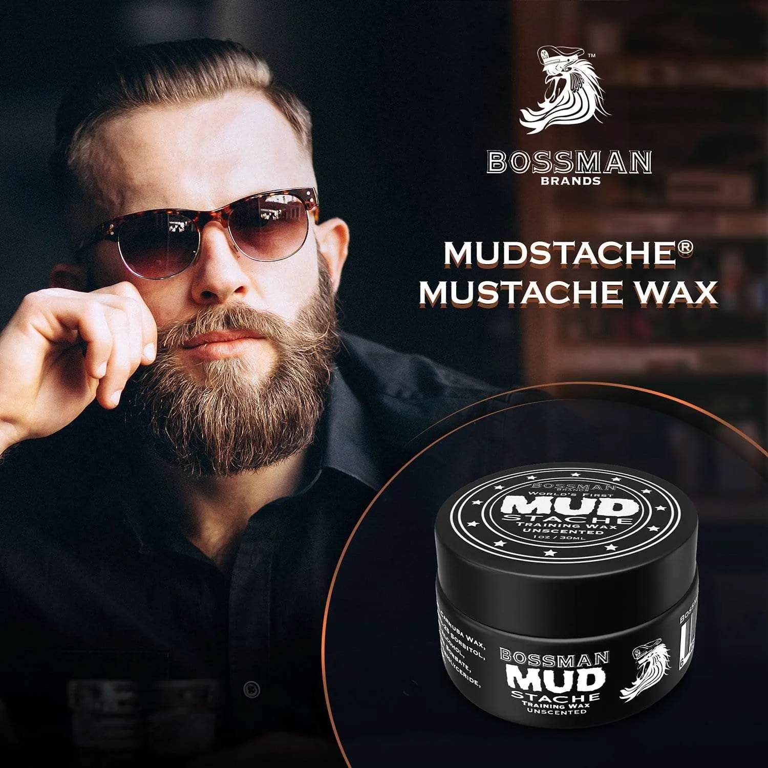 Mustache Wax | MUDstache® Mustache Training Wax