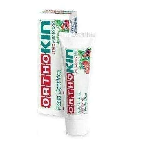 OrthoKIN Toothpaste strawberry-mint 75ml, fluoride toothpaste