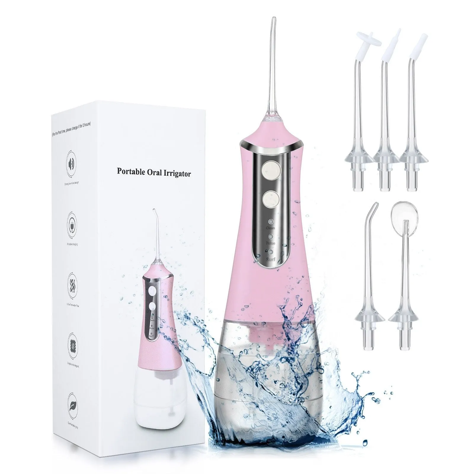 Powerful Oral Irrigator for Teeth Electric Portable Dental Water Flosser Jet Nozzles Whiten Teeth Floss Cleaning Dropshipping 0ral irrigator