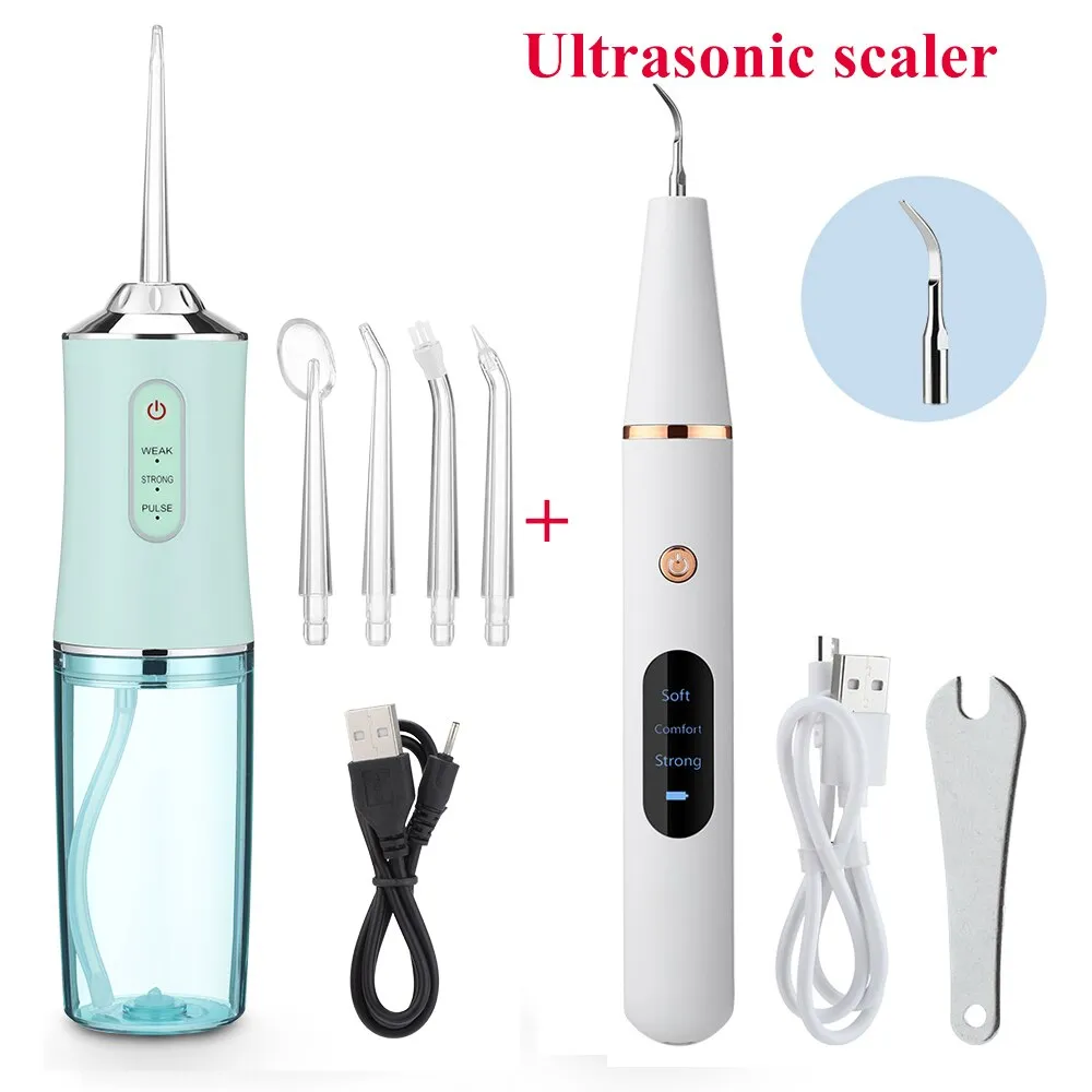 Powerful Oral Irrigator for Teeth Electric Portable Dental Water Flosser Jet Nozzles Whiten Teeth Floss Cleaning Dropshipping 0ral irrigator