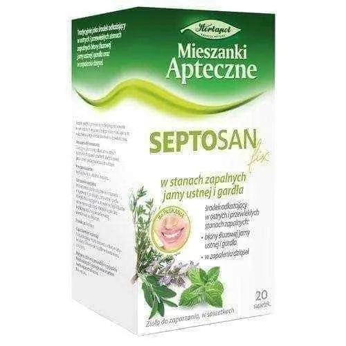 SEPTOSAN herbs fix, inflammation of the gums, receding gums, tonsillitis