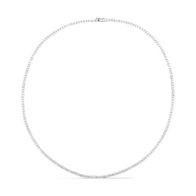 Small Diamond Tennis Necklace